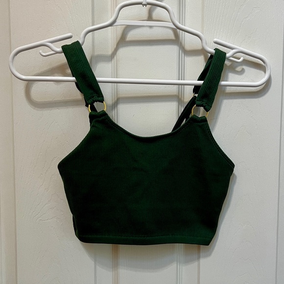 aerie Seamless Ring Longline Bralette- size S - Picture 2 of 8